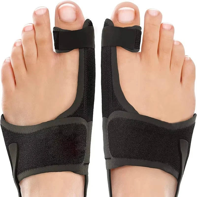 Bunion Brace Triple Adjustable Straps Cotton Lined Low Profile