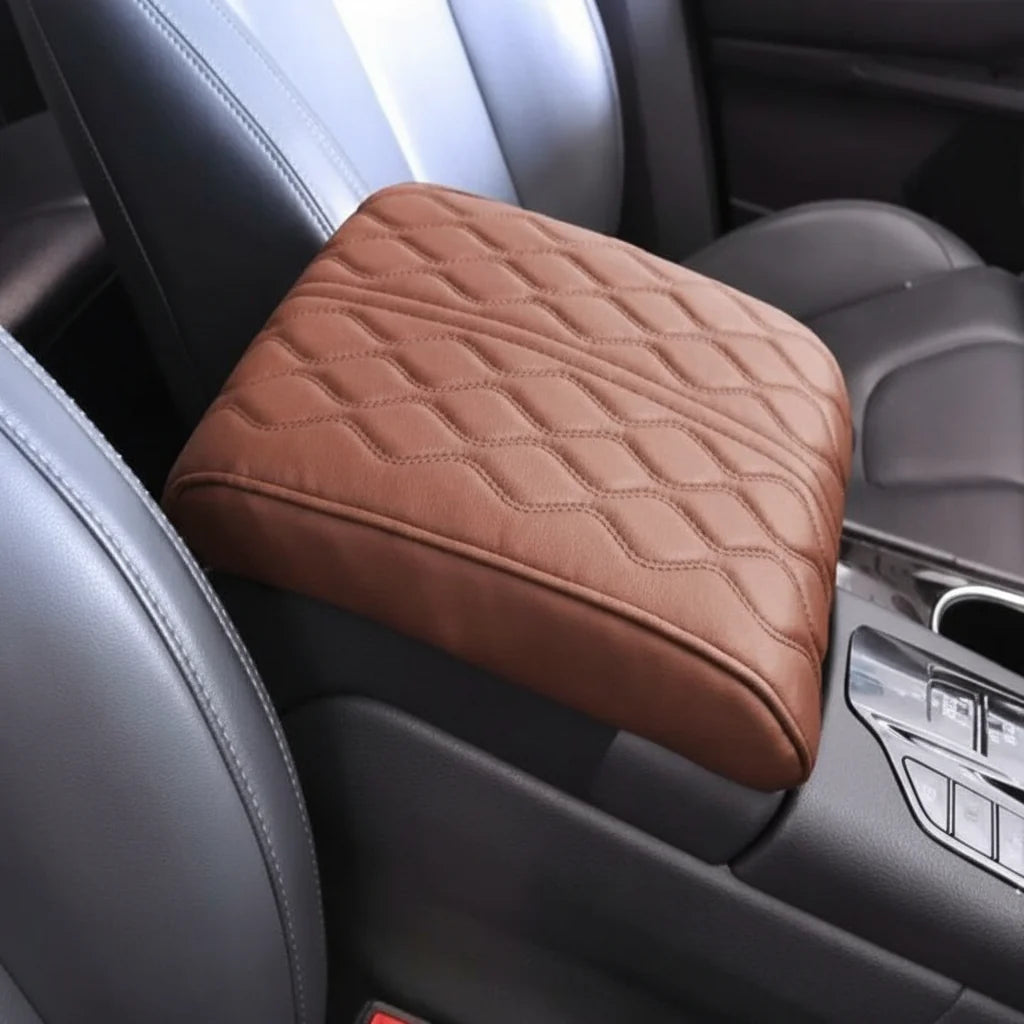 Car Armrest Cushion Memory Foam Water-Resistant Universal Fit