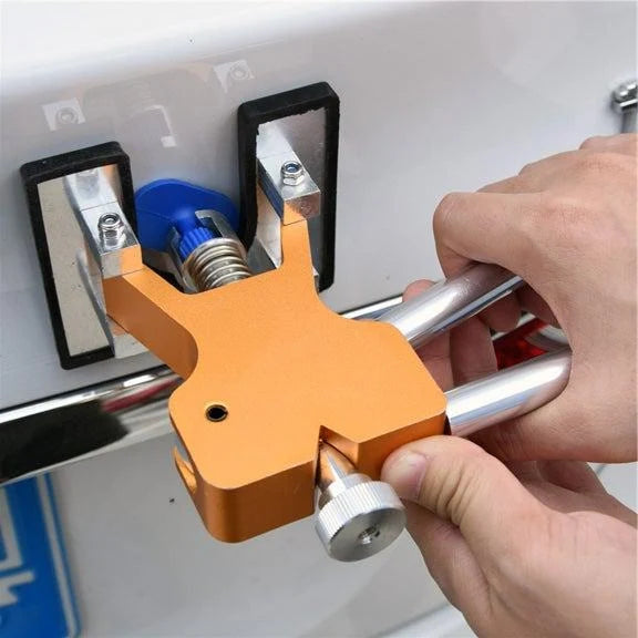 Car Dent Puller Paint-Safe Silicone Adjustable Steel Frame