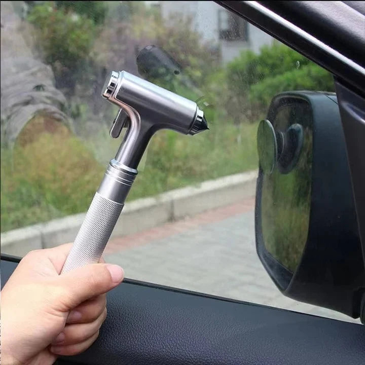 Car Emergency Hammer Tungsten Tip Seatbelt Cutter