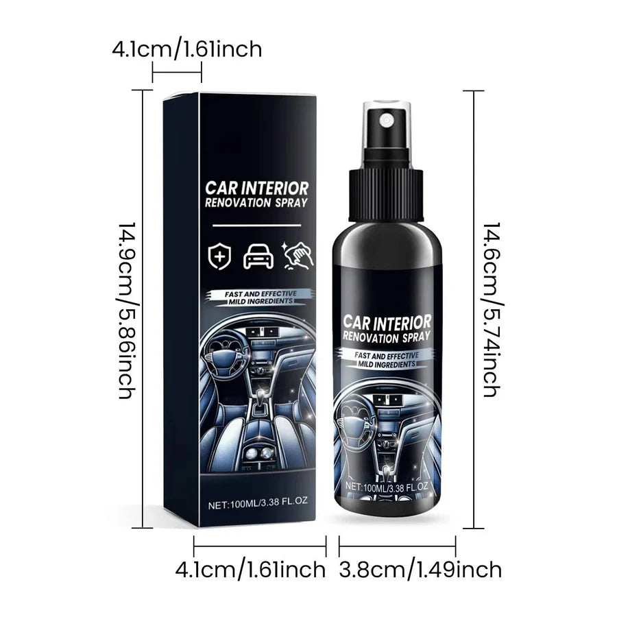Car Interior Cleaner No-Rinse Multi-Surface UV Protection