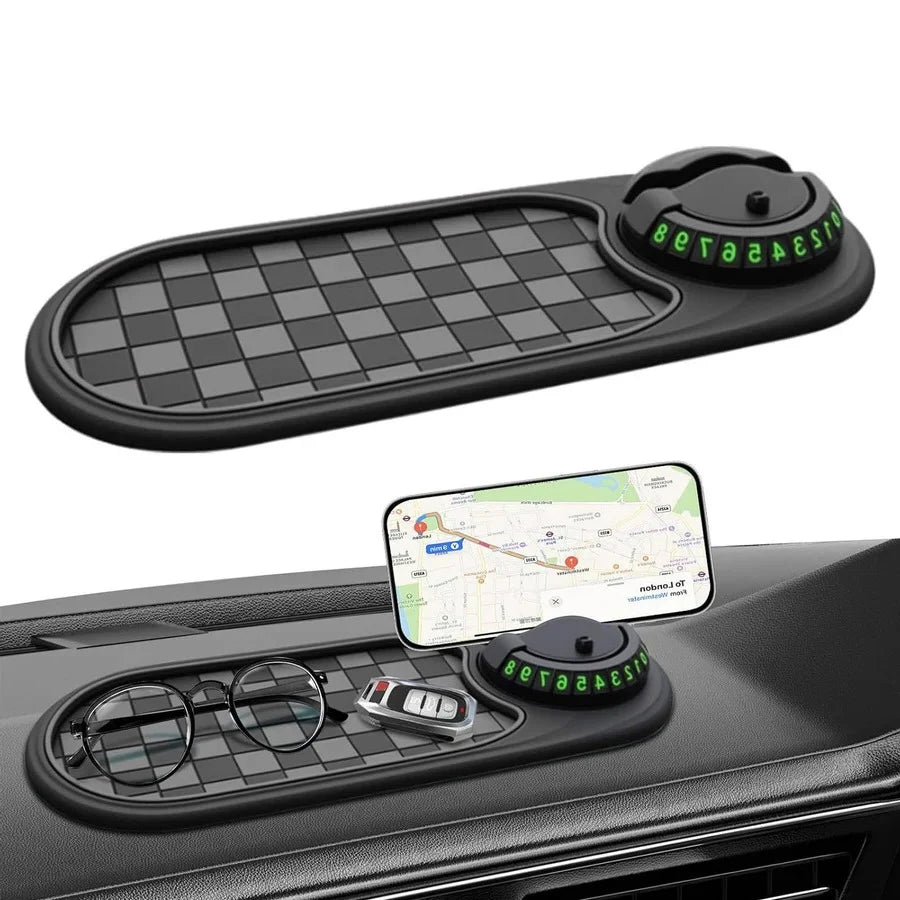 Car Phone Holder Non-Adhesive Non-Slip 360 Degree Rotation