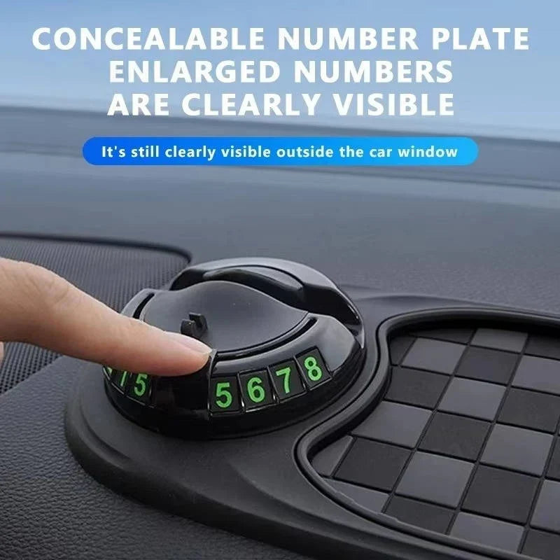 Car Phone Holder Non-Adhesive Non-Slip 360 Degree Rotation