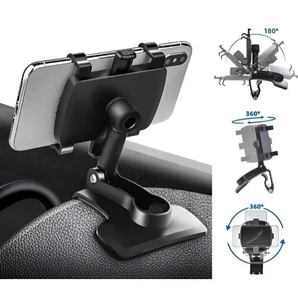 Car Phone Holder Silicone Textured Grip Universal Fit