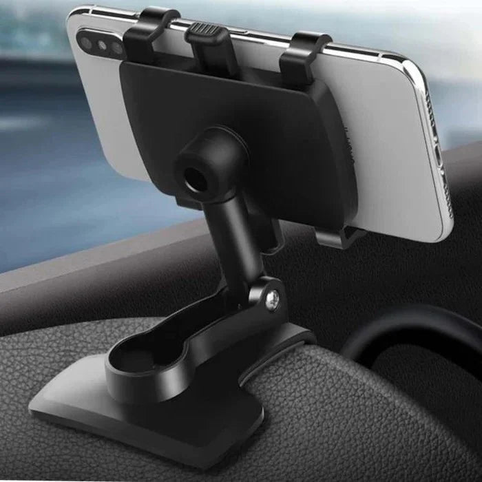 Car Phone Mount Automatic Clamp Vibration Control