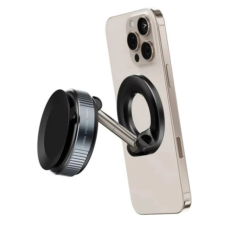 Car Phone Mount Magnetic 360° Rotation Suction & Adhesive