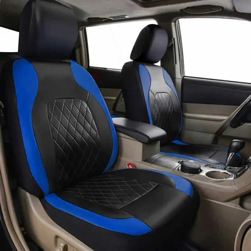 Car Seat Covers 5-Seater Waterproof PU Leather Airbag Compatible