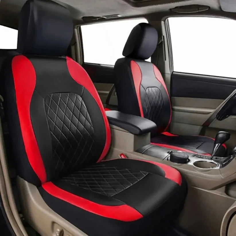 Car Seat Covers 5-Seater Waterproof PU Leather Airbag Compatible