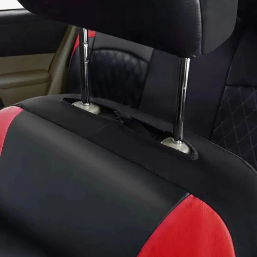 Car Seat Covers 5-Seater Waterproof PU Leather Airbag Compatible