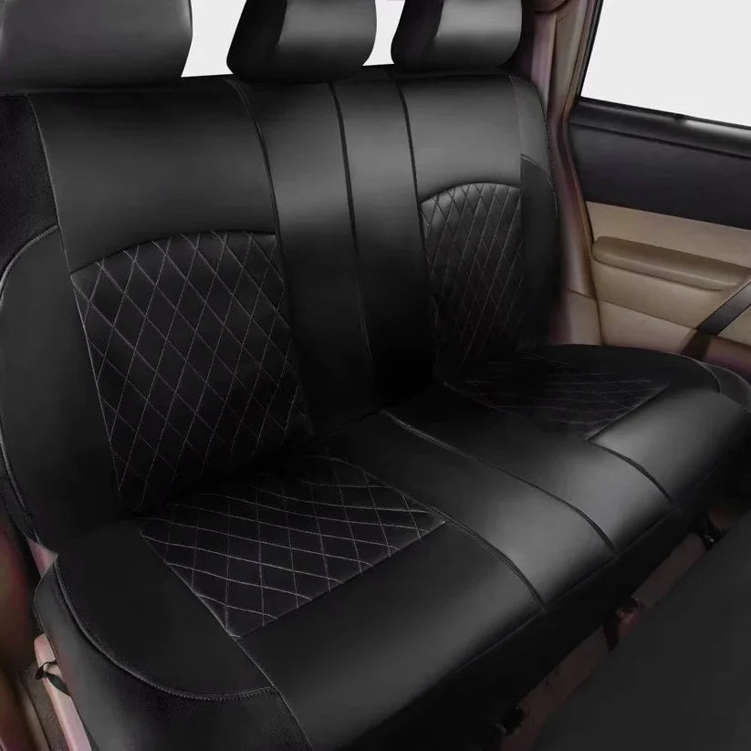 Car Seat Covers 5-Seater Waterproof PU Leather Airbag Compatible