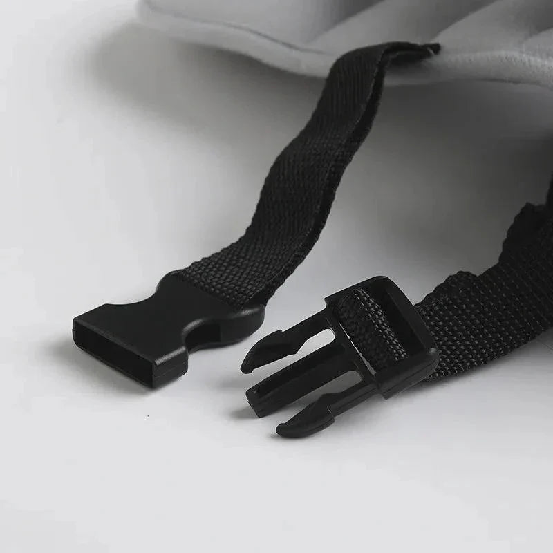 Car Seat Head Support Padded Cotton & Adjustable Strap