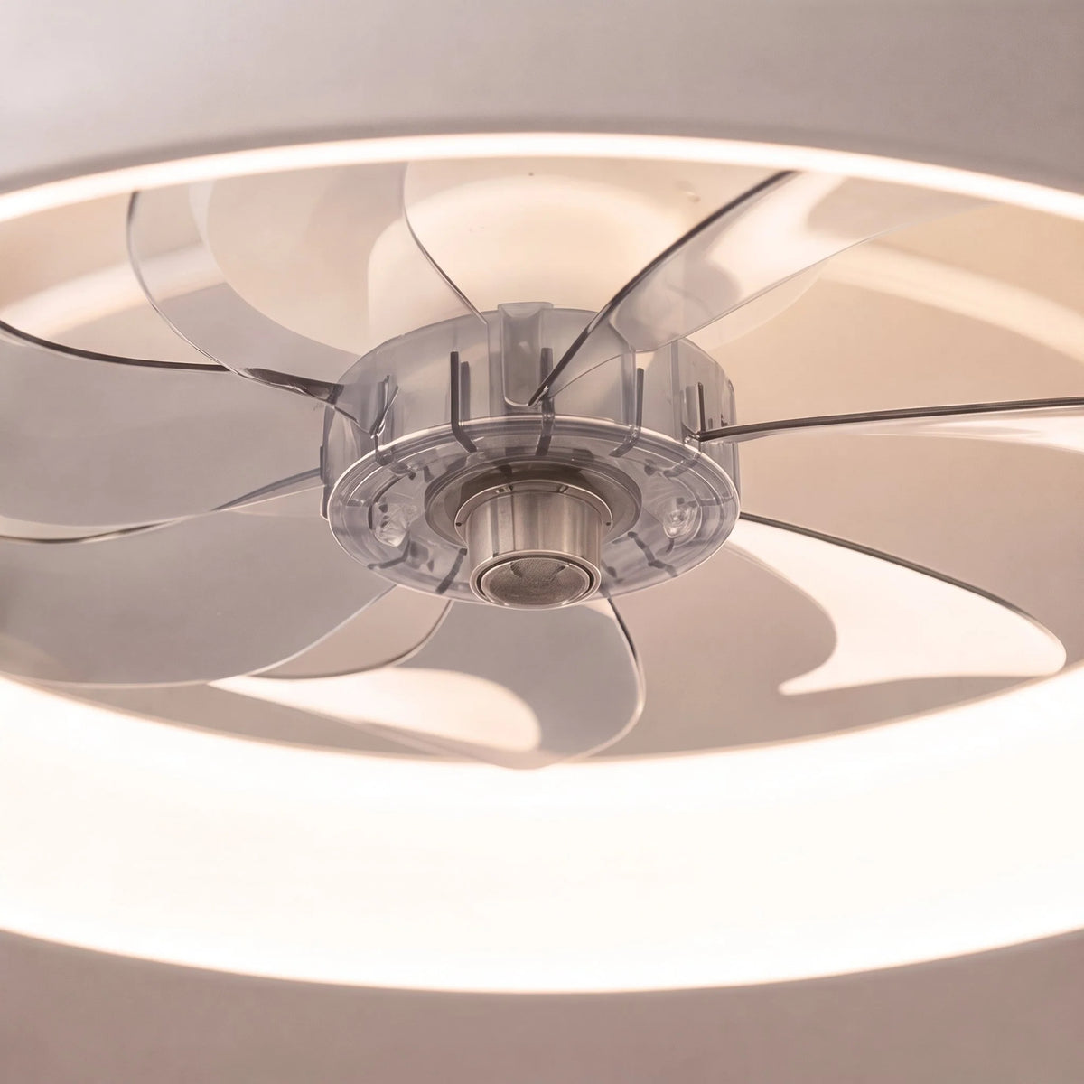 Ceiling Fan Flush Mount Quiet DC Motor Dimmable LED