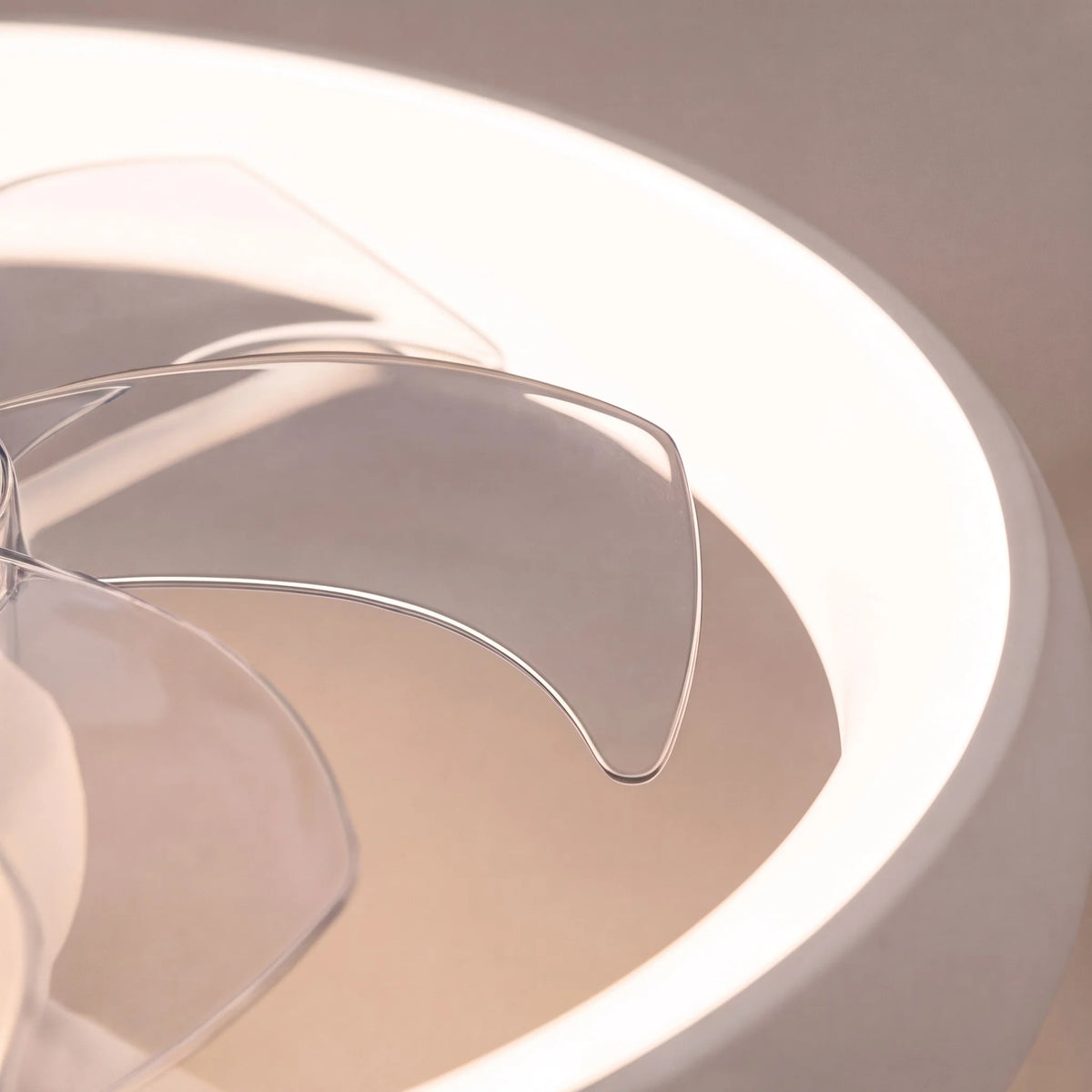 Ceiling Fan Flush Mount Quiet DC Motor Dimmable LED