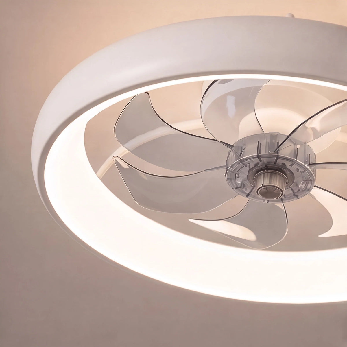 Ceiling Fan Flush Mount Quiet DC Motor Dimmable LED