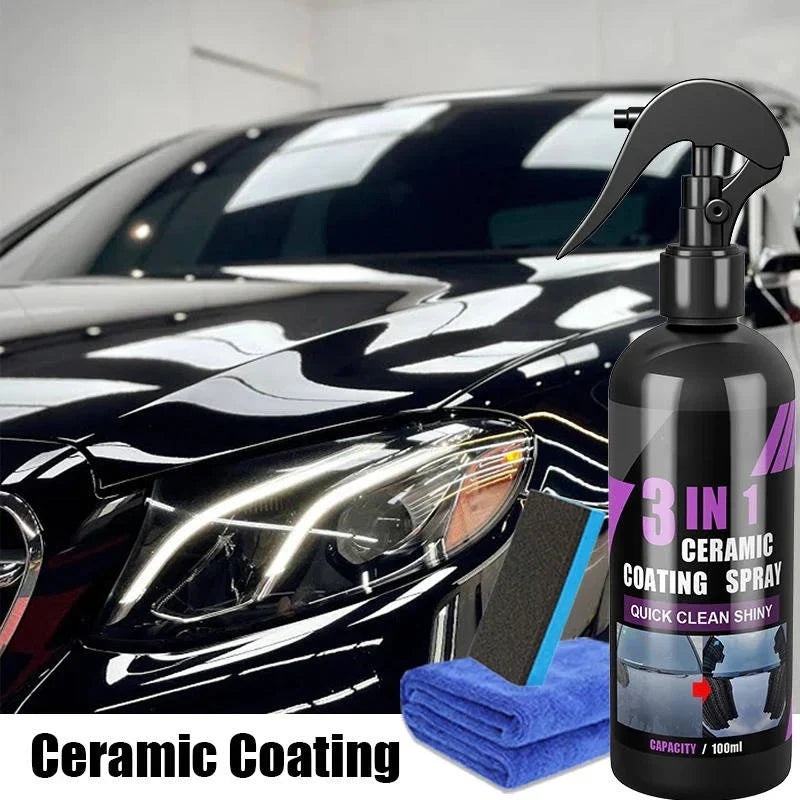 Ceramic Coating Spray Hydrophobic Multi-Surface 12-Month Protection