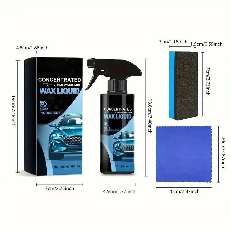 Ceramic Coating Spray Waterless Hydrophobic Long-Lasting Protection