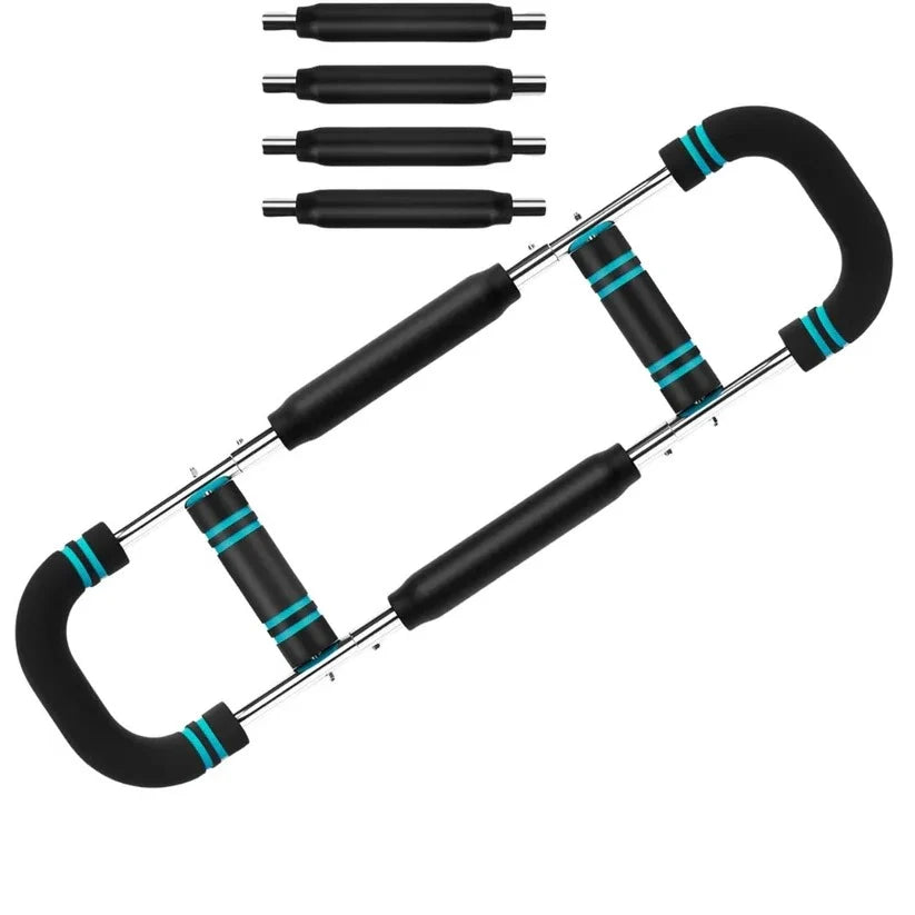 Chest Expander Interchangeable Spring Bars 30 to 120 Lbs
