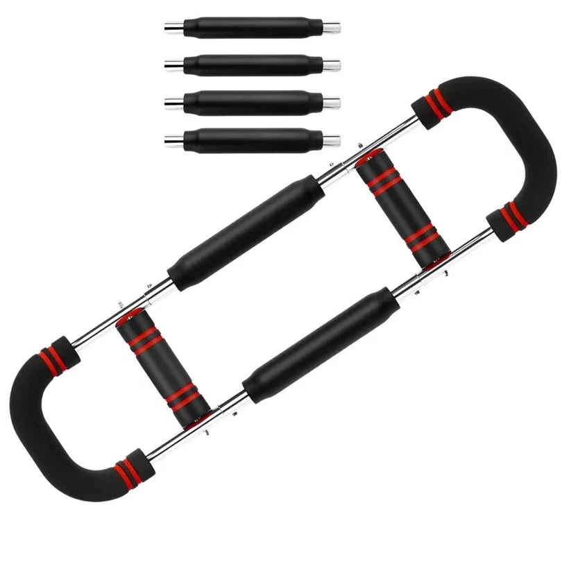 Chest Expander Interchangeable Spring Bars 30 to 120 Lbs