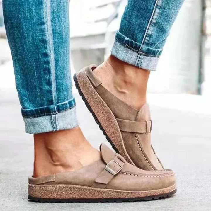 Clogs Closed Toe Adjustable Buckle Strap