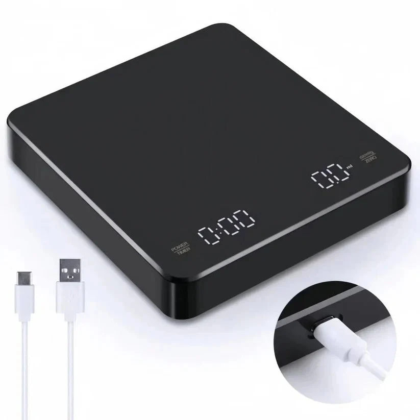 Coffee Scale 0.1g Precision Built-In Timer