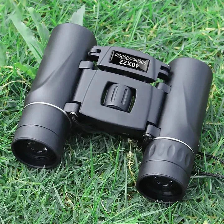 Compact Binoculars 40x Magnification Foldable Non-Slip Grip