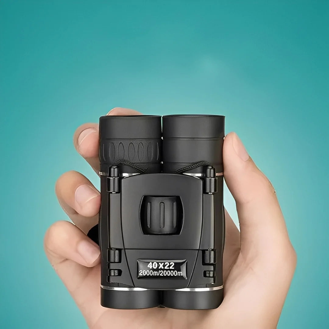 Compact Binoculars 40x Magnification HD Coated Lenses Foldable
