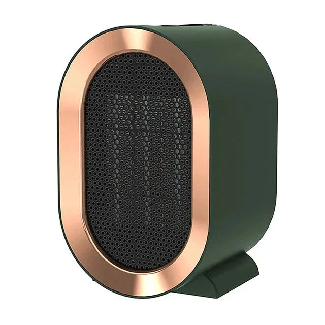 Compact Ceramic Heater Silent Thermostat & Timer