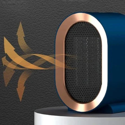 Compact Ceramic Heater Silent Thermostat & Timer