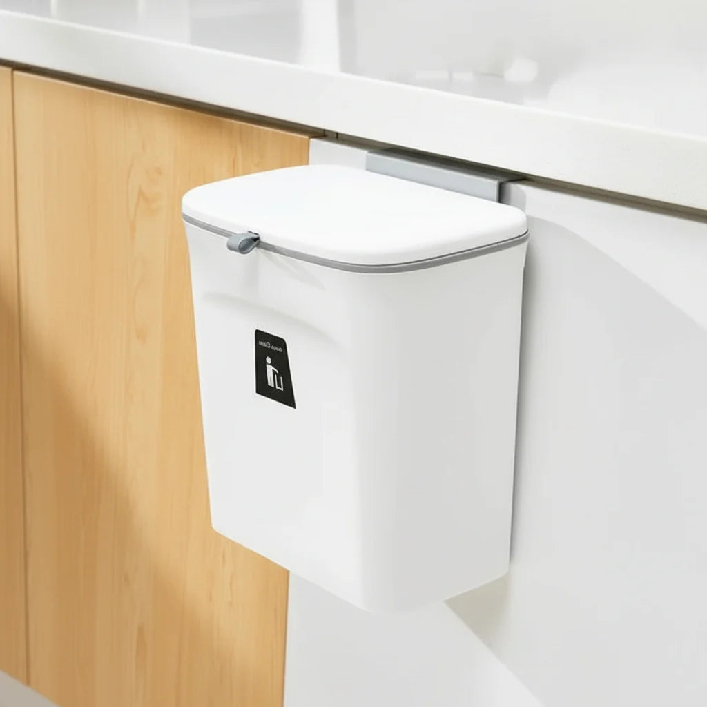 Compost Bin Over-Door & Adhesive Mount 2.4 Gallon