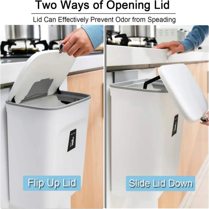 Compost Bin Over-Door & Adhesive Mount 2.4 Gallon