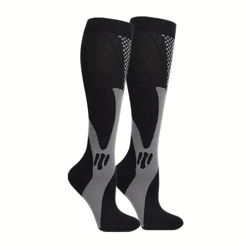 Compression Socks Breathable Moisture-Wicking Calf & Foot Support