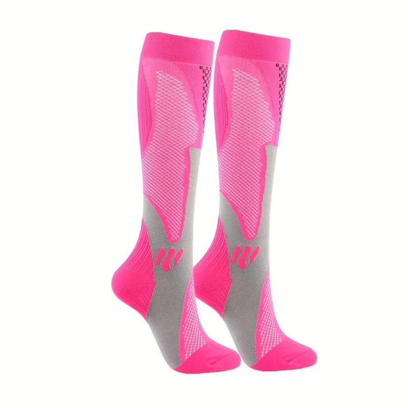 Compression Socks Breathable Moisture-Wicking Calf & Foot Support