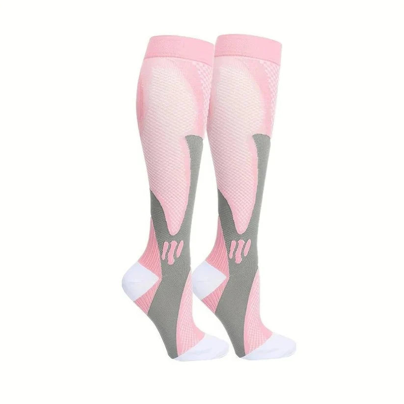 Compression Socks Breathable Moisture-Wicking Calf & Foot Support