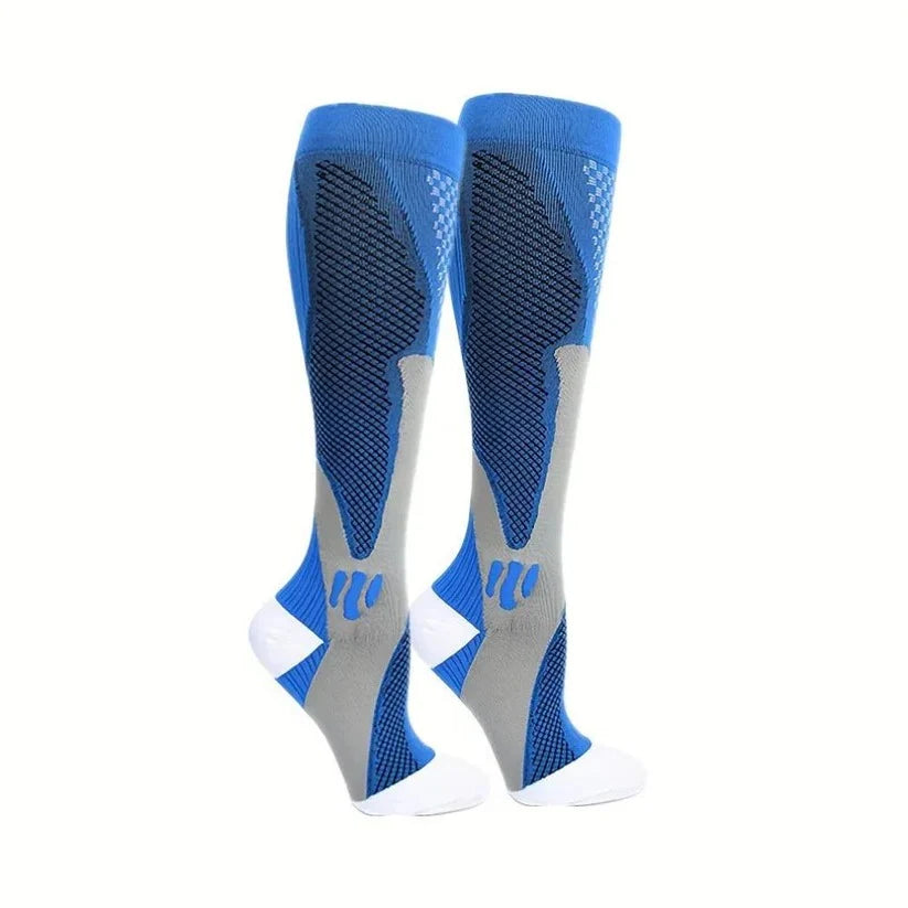 Compression Socks Breathable Moisture-Wicking Calf & Foot Support