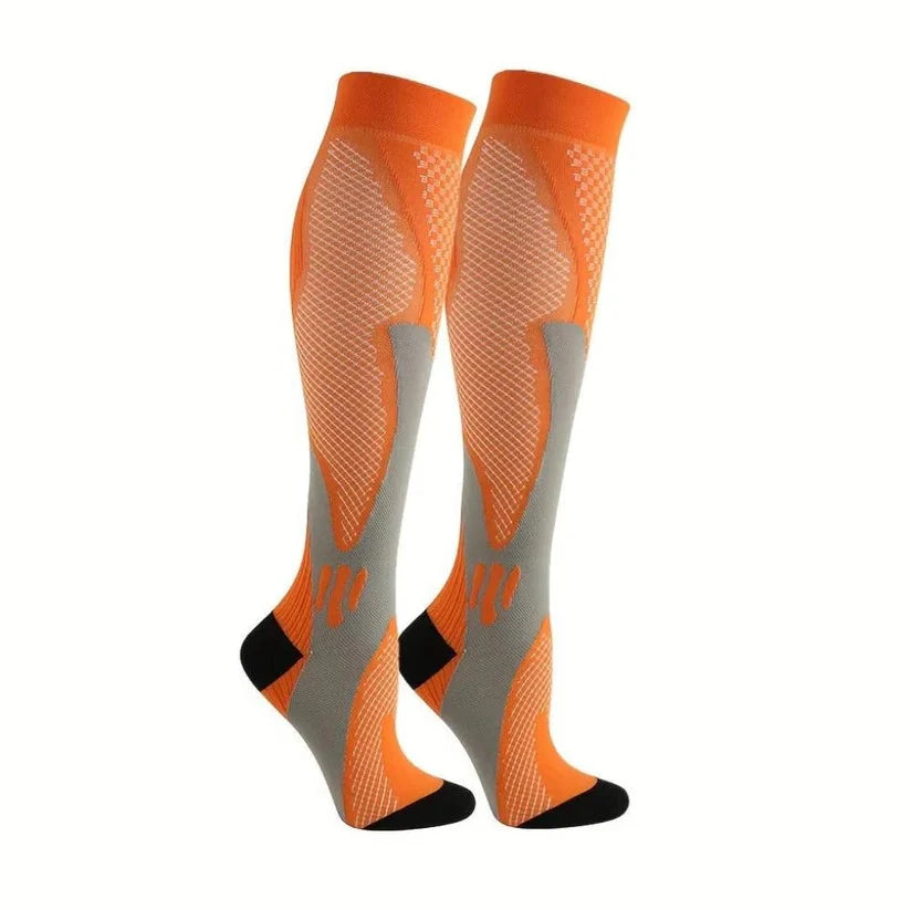 Compression Socks Breathable Moisture-Wicking Calf & Foot Support