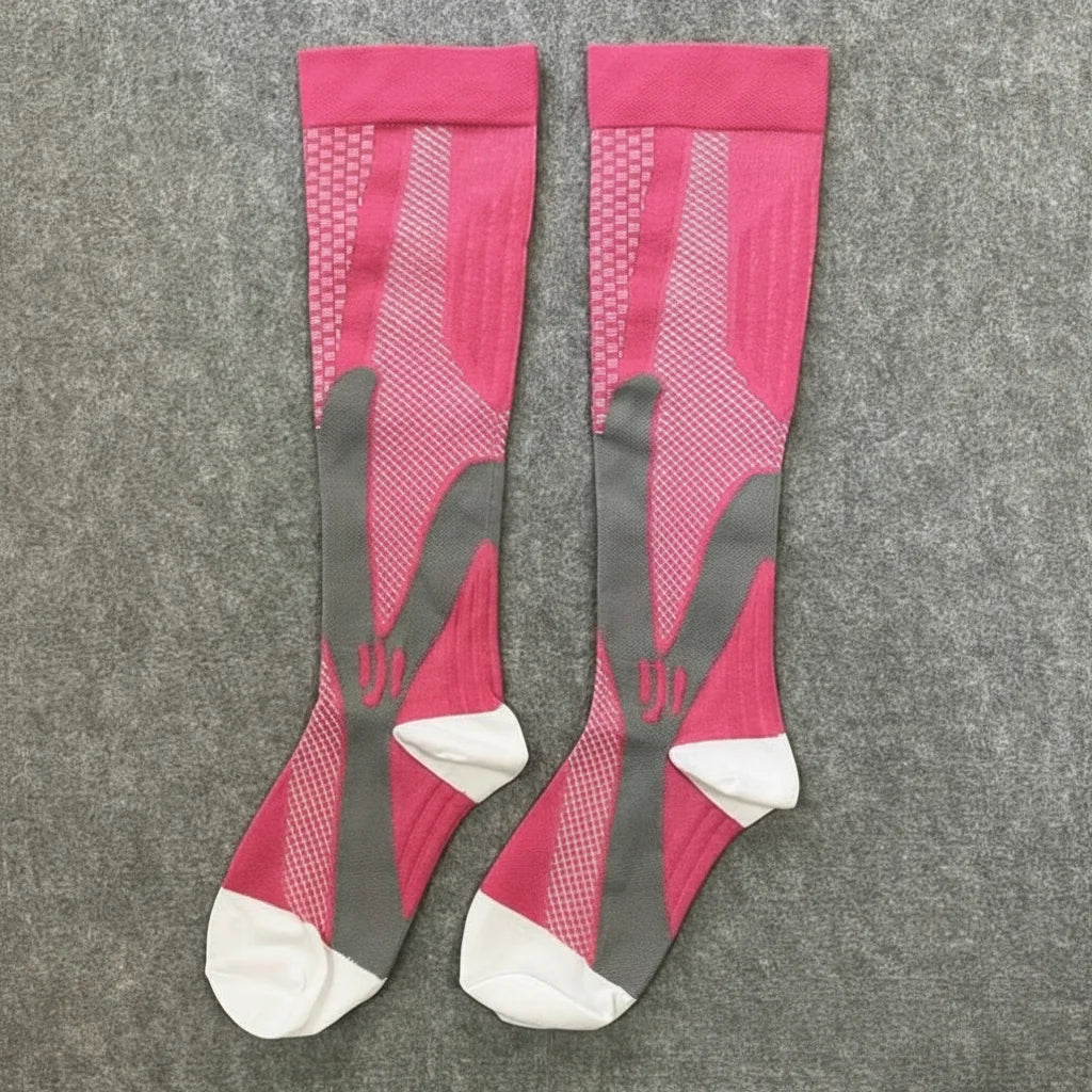 Compression Socks Breathable Moisture-Wicking Calf & Foot Support