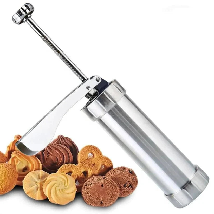 Cookie & Pastry Press Dual Function Aluminum 20 Discs
