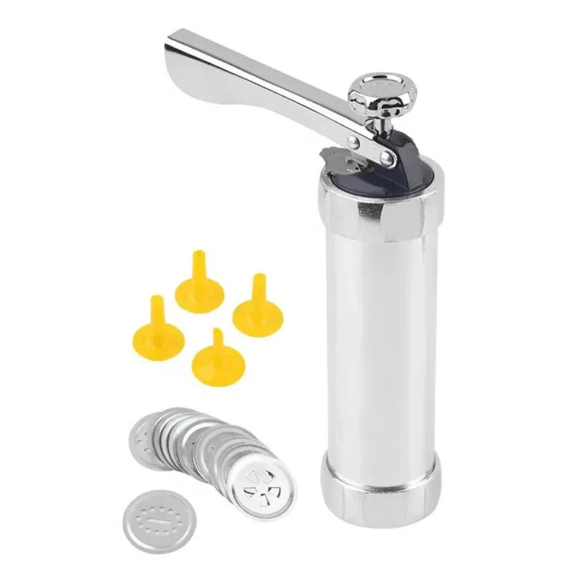 Cookie & Pastry Press Dual Function Aluminum 20 Discs