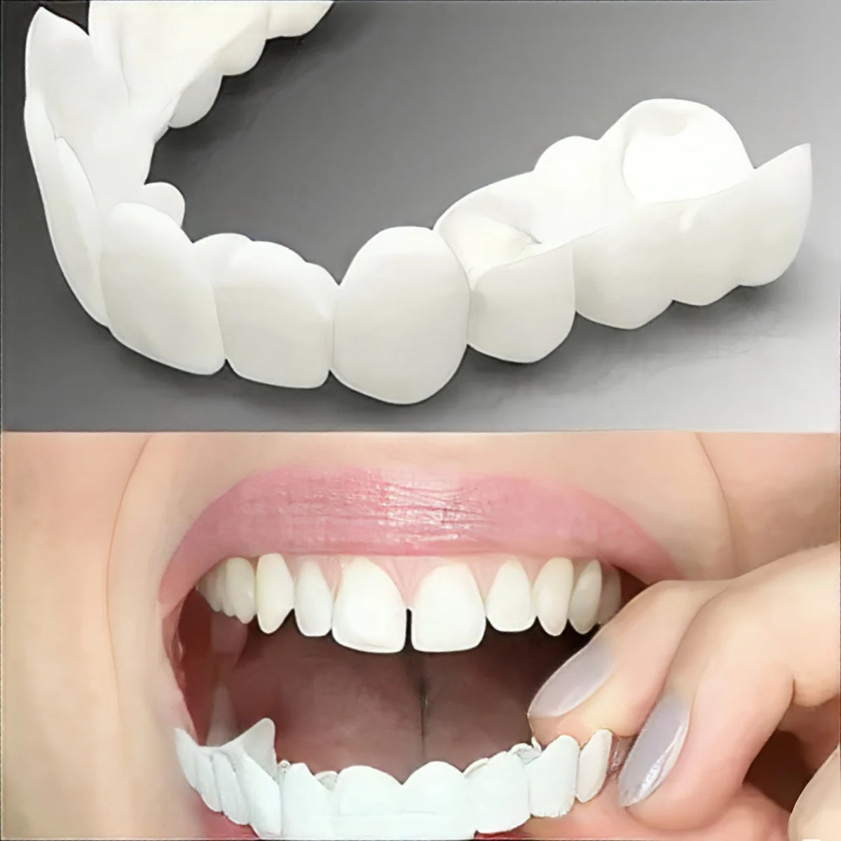 Cosmetic Teeth Cover Snap-On Micro-Thin Reusable