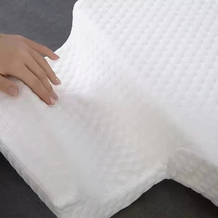 Couples Pillow L-Shaped Arm Tunnel Memory Foam & Washable Cover