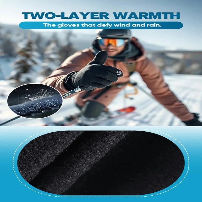 Cycling Gloves Thermally Insulated Touchscreen Tips