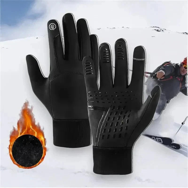 Cycling Gloves Thermally Insulated Touchscreen Tips