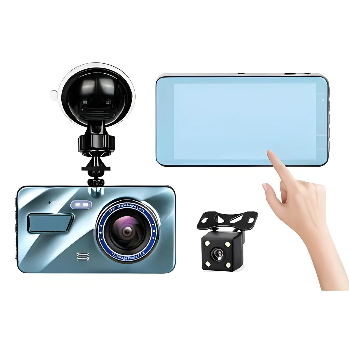 Dash Camera Front & Rear Full HD Loop Recording