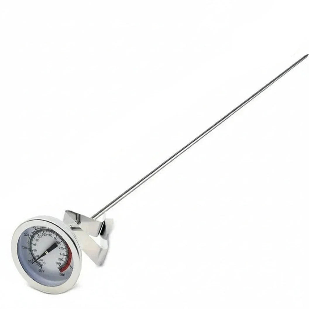 Deep Fry Thermometer 15 Inch Stainless Steel Mechanical Dial