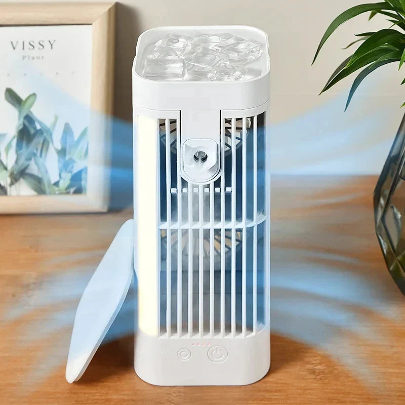 Desk Fan USB-Powered Humidifier Ultra-Quiet