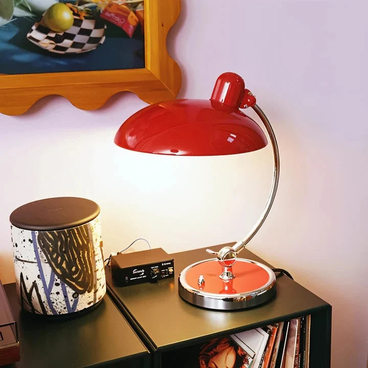 Desk Lamp Adjustable Dome Head Iron Base