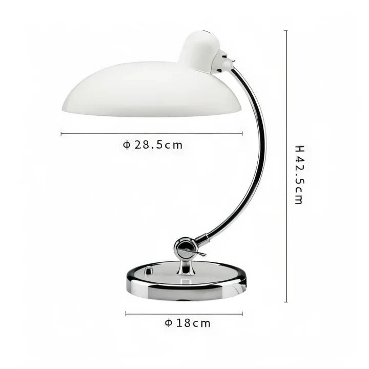 Desk Lamp Adjustable Dome Head Iron Base