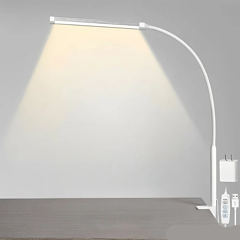 Desk Lamp Flexible Gooseneck Adjustable Color & Brightness