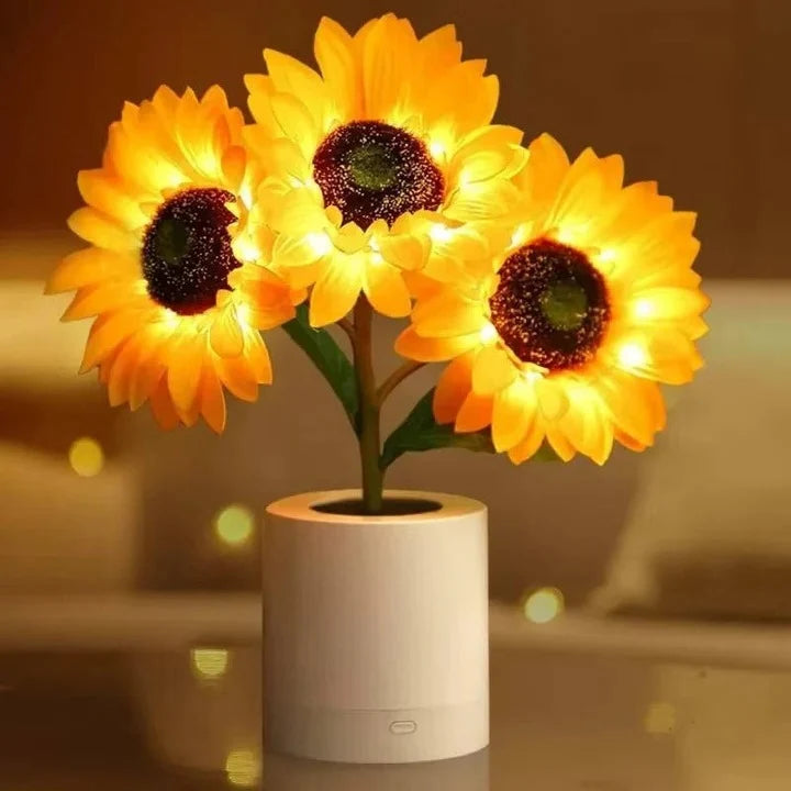 Desk Lamp LED Copper Stem USB Rechargeable
