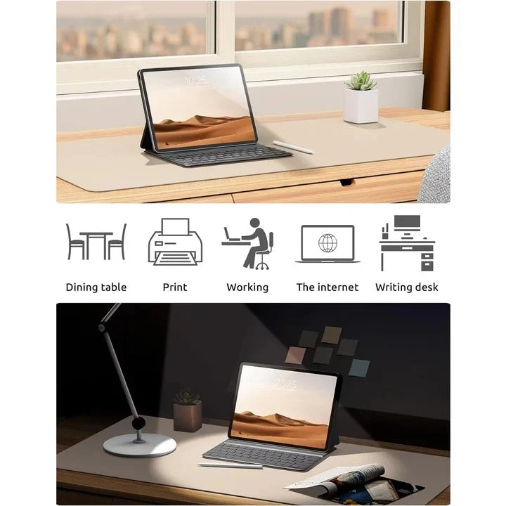 Desk Mat PU Leather Non-Slip Water-Resistant